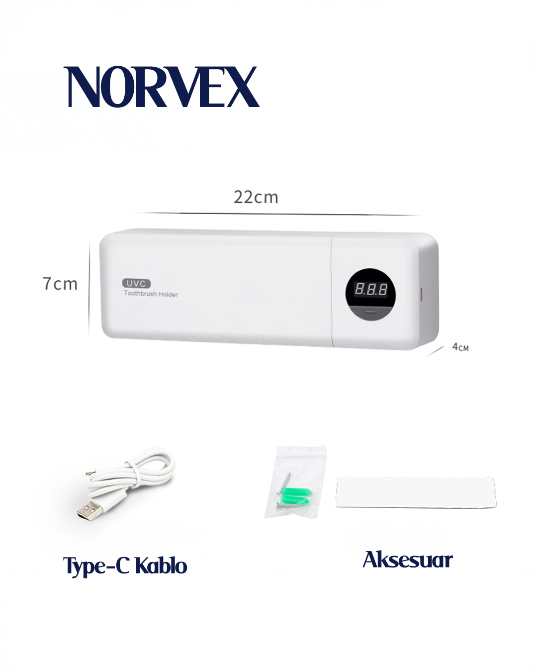 Toothbrush-UV Diş Fırçası Sterilizatörü